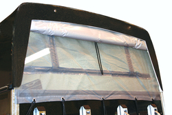 Doppel-Planenrollo Plane/Netz silber, 1660x760 mm, Compact, Explorer, Ultra, Primus ET301754